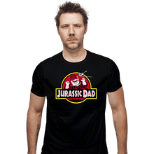 Load image into Gallery viewer, Daily_Deal_Shirts Fitted Shirts, Mens / Small / Black Jurassic Dad!

