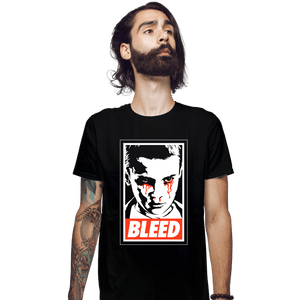 Daily_Deal_Shirts Fitted Shirts, Mens / Small / Black Stranger Blood