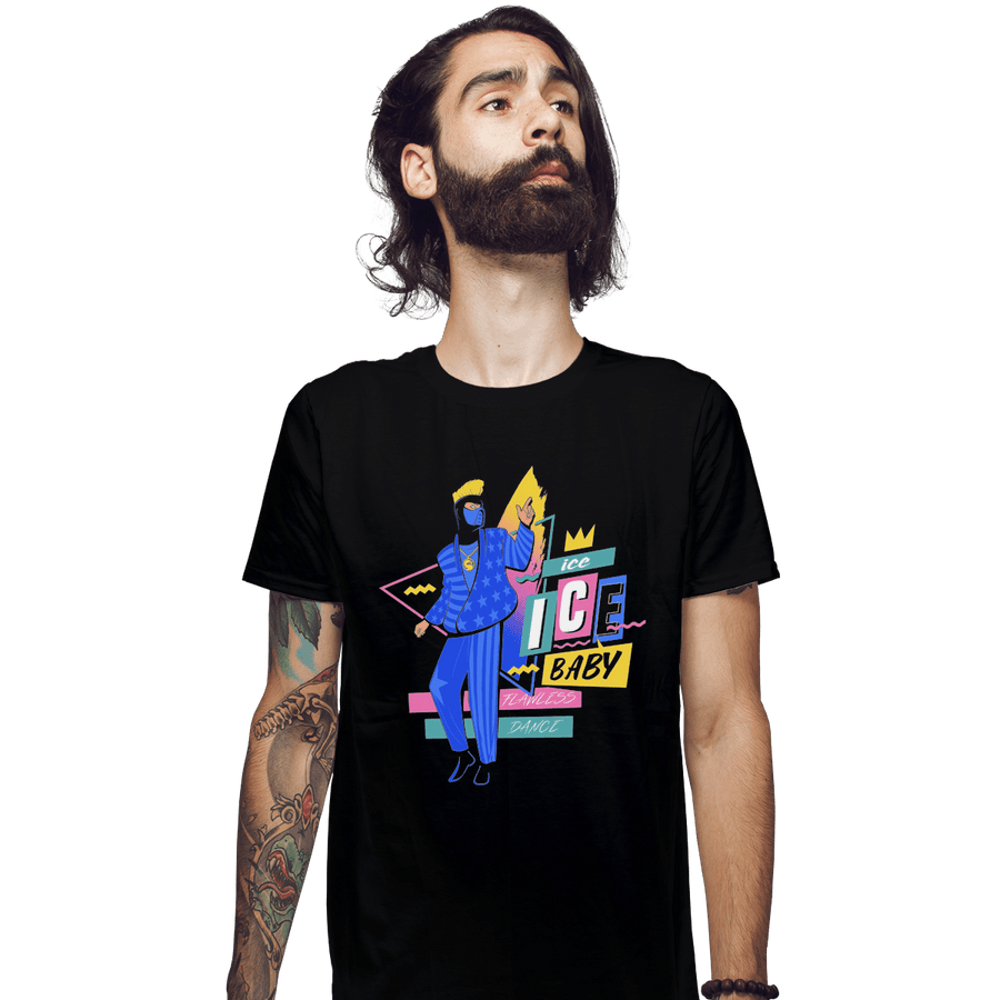 Shirts Fitted Shirts, Mens / Small / Black Ice Ice Baby