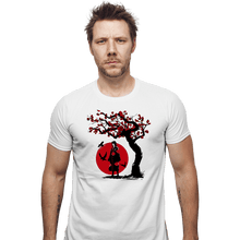 Load image into Gallery viewer, Shirts Fitted Shirts, Mens / Small / White Ninja Under The Sun
