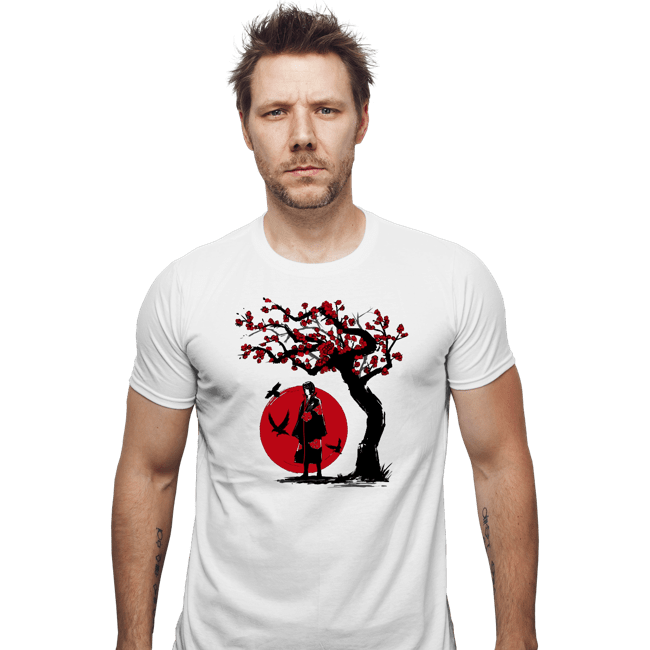 Shirts Fitted Shirts, Mens / Small / White Ninja Under The Sun