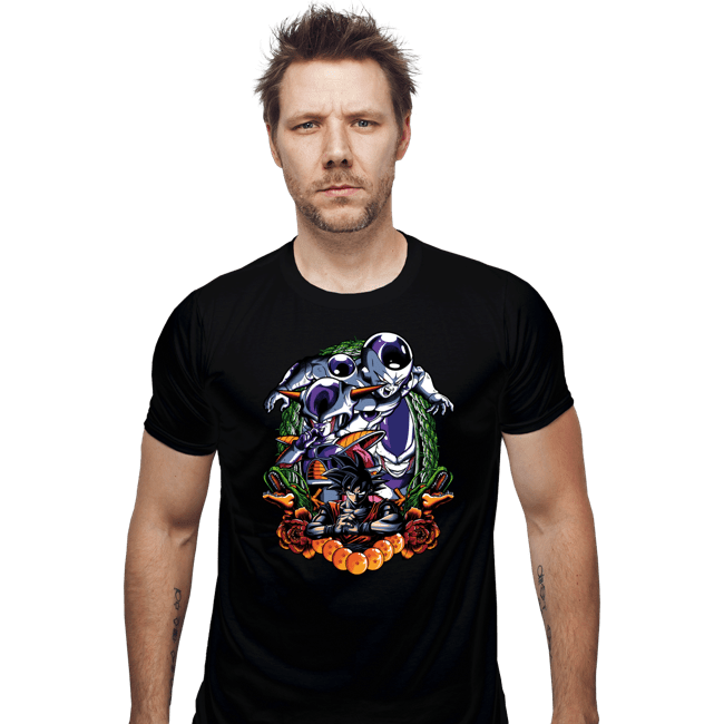Shirts Fitted Shirts, Mens / Small / Black Frieza Crest