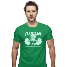 Load image into Gallery viewer, Shirts Fitted Shirts, Mens / Small / Irish Green Clan Clan Gym
