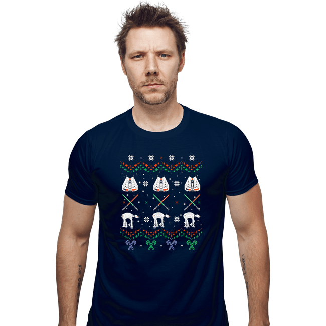 Shirts Fitted Shirts, Mens / Small / Navy Hothy Christmas