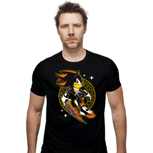 Daily_Deal_Shirts Fitted Shirts, Mens / Small / Black Shadow Kingdom Hearts