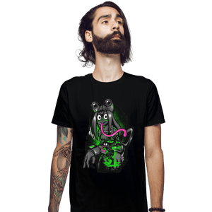 Shirts Fitted Shirts, Mens / Small / Black Rainy Season Hero