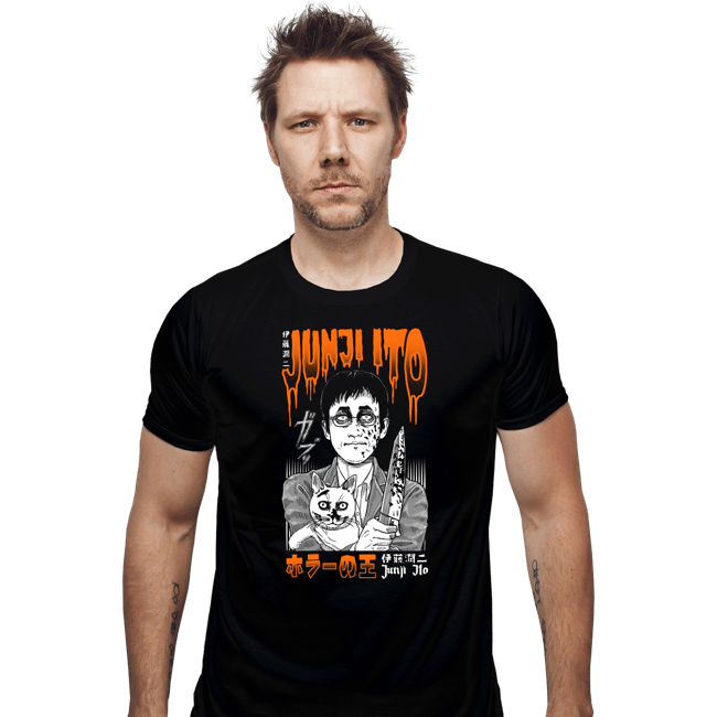 Daily_Deal_Shirts Fitted Shirts, Mens / Small / Black Ito Horror