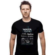 Load image into Gallery viewer, Shirts Fitted Shirts, Mens / Small / Black Winter Festival
