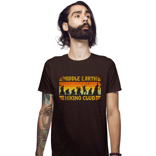 Secret_Shirts Fitted Shirts, Mens / Small / Dark Chocolate Hiking Club