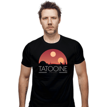 Load image into Gallery viewer, Shirts Fitted Shirts, Mens / Small / Black Desert Planet
