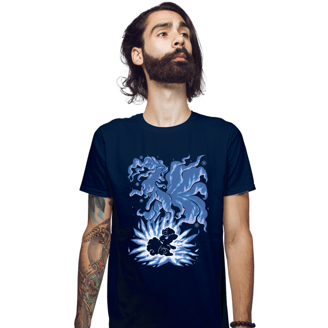 Shirts Fitted Shirts, Mens / Small / Navy The Ice Tailed Fox Within