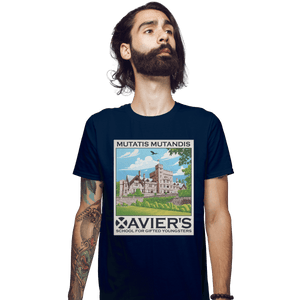 Shirts Fitted Shirts, Mens / Small / Navy Xavier's School For Gifted Youngsters