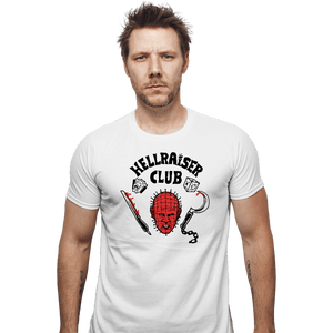 Daily_Deal_Shirts Fitted Shirts, Mens / Small / White Hellraiser Club