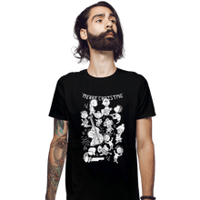 Load image into Gallery viewer, Shirts Fitted Shirts, Mens / Small / Black Christmas Play
