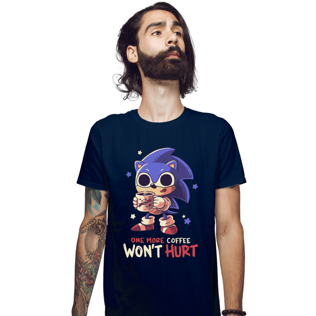 Secret_Shirts Fitted Shirts, Mens / Small / Navy One More Cup