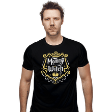 Load image into Gallery viewer, Shirts Fitted Shirts, Mens / Small / Black Mommy Witch
