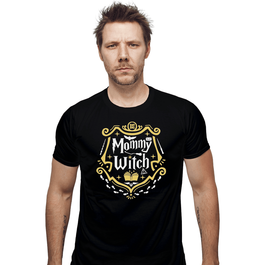 Shirts Fitted Shirts, Mens / Small / Black Mommy Witch