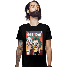 Load image into Gallery viewer, Shirts Fitted Shirts, Mens / Small / Black Smile Clown
