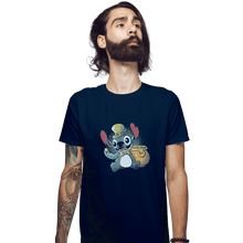Load image into Gallery viewer, Shirts Fitted Shirts, Mens / Small / Navy Irish Alien
