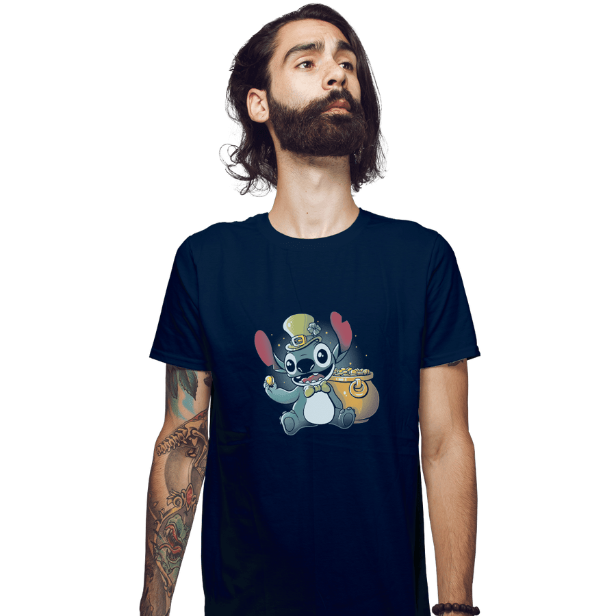 Shirts Fitted Shirts, Mens / Small / Navy Irish Alien