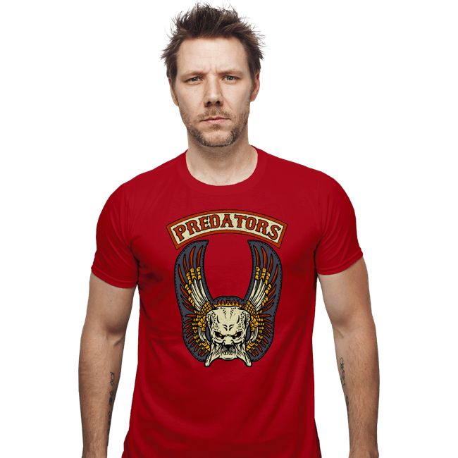 Daily_Deal_Shirts Fitted Shirts, Mens / Small / Red Predators