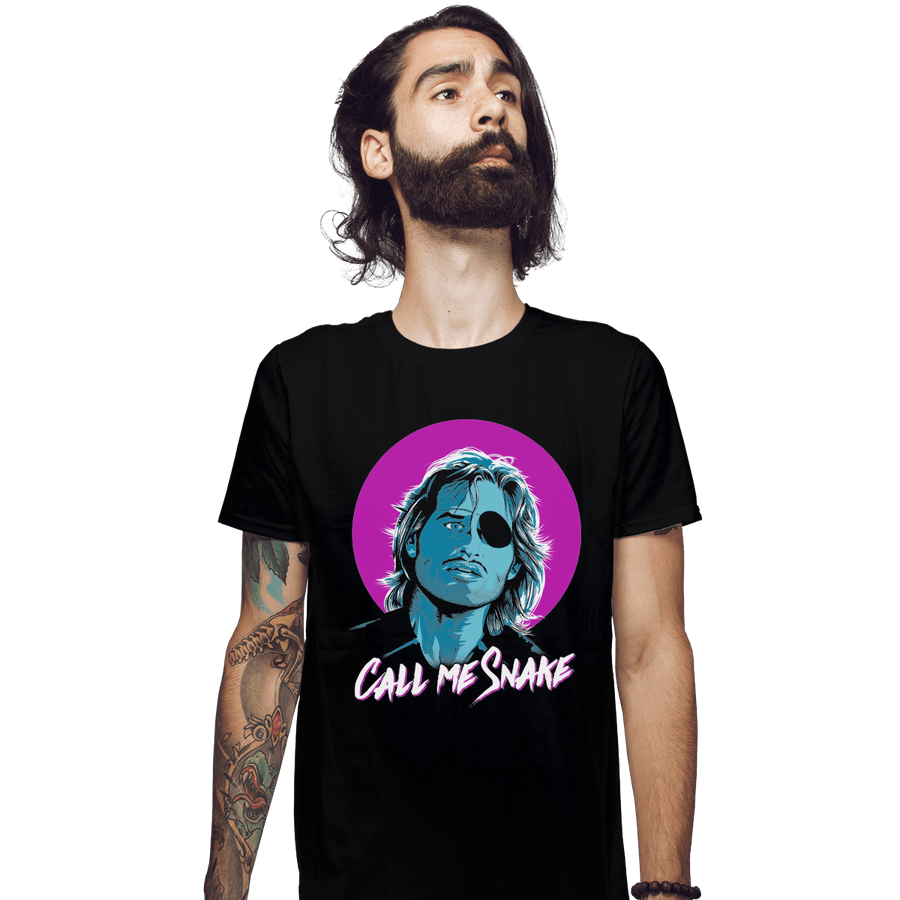 Shirts Fitted Shirts, Mens / Small / Black Call Me Snake