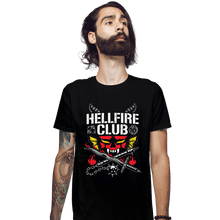 Load image into Gallery viewer, Daily_Deal_Shirts Fitted Shirts, Mens / Small / Black The Hellfire Club
