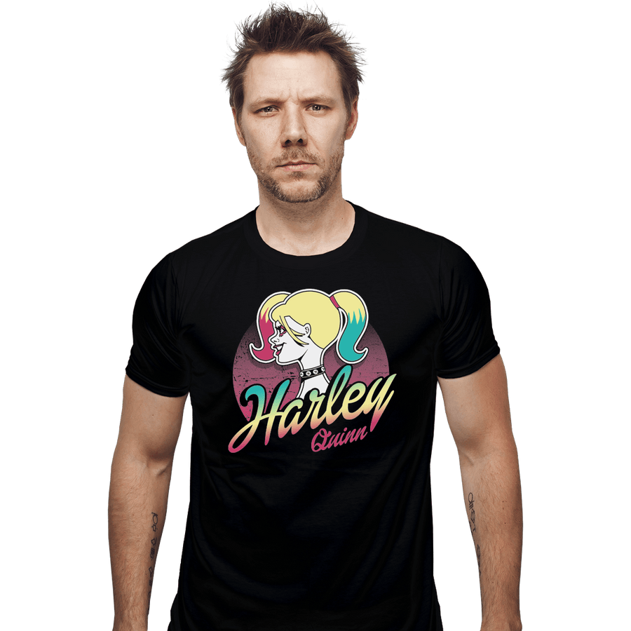 Shirts Fitted Shirts, Mens / Small / Black Barbie Quinn