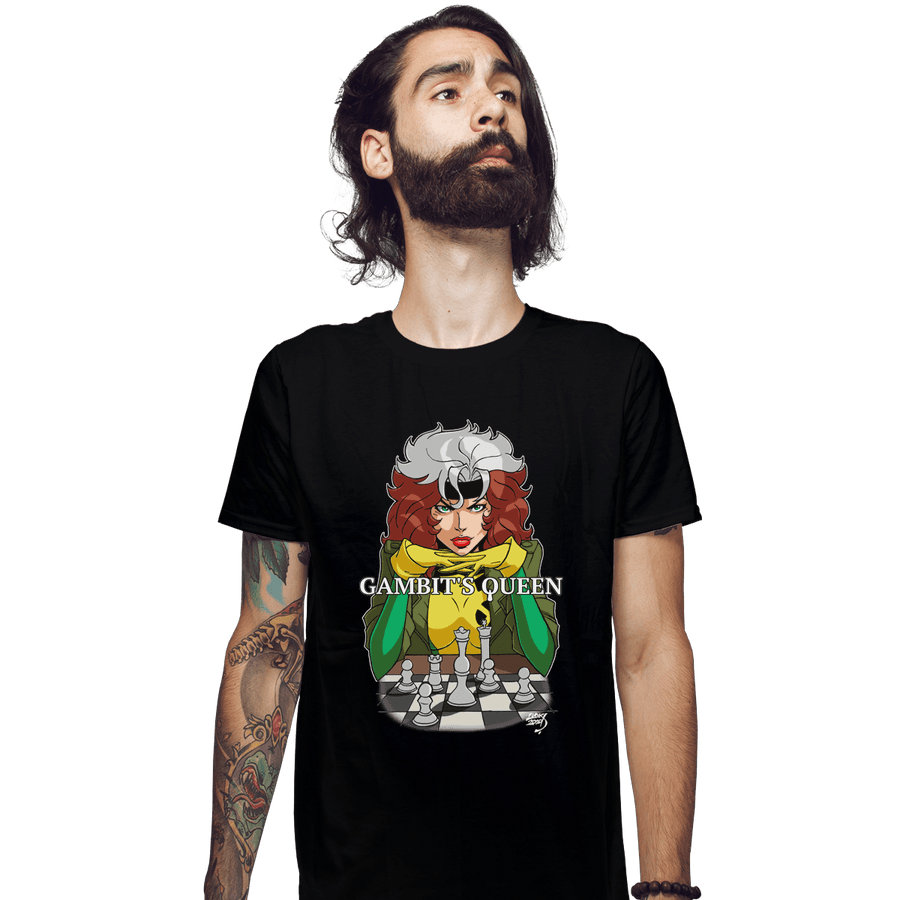 Shirts Fitted Shirts, Mens / Small / Black Gambit's Queen
