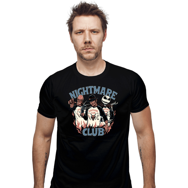 Daily_Deal_Shirts Fitted Shirts, Mens / Small / Black Nightmare Club