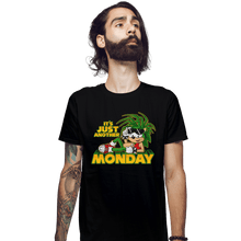 Load image into Gallery viewer, Shirts Fitted Shirts, Mens / Small / Black Manic Monday
