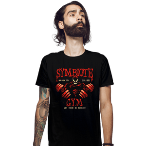 Daily_Deal_Shirts Fitted Shirts, Mens / Small / Black Symbiote Gym