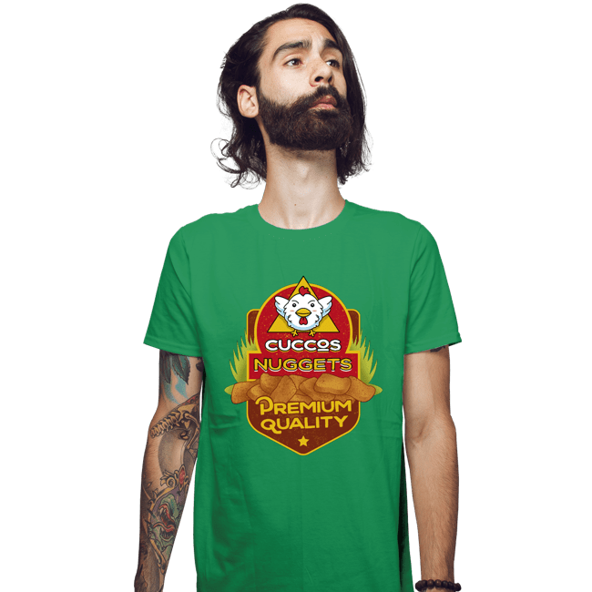 Shirts Fitted Shirts, Mens / Small / Irish Green Cuccos Nuggets