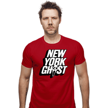 Load image into Gallery viewer, Daily_Deal_Shirts Fitted Shirts, Mens / Small / Red New York Ghost
