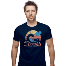 Load image into Gallery viewer, Shirts Fitted Shirts, Mens / Small / Navy Surf Arrakis
