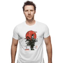 Load image into Gallery viewer, Shirts Fitted Shirts, Mens / Small / White Pirate Hunter.
