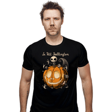 Load image into Gallery viewer, Daily_Deal_Shirts Fitted Shirts, Mens / Small / Black Le Petit Skellington
