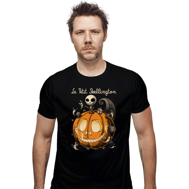 Daily_Deal_Shirts Fitted Shirts, Mens / Small / Black Le Petit Skellington