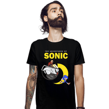 Load image into Gallery viewer, Secret_Shirts Fitted Shirts, Mens / Small / Black Adventures Of Sonic

