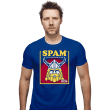 Load image into Gallery viewer, Daily_Deal_Shirts Fitted Shirts, Mens / Small / Royal Blue Spam
