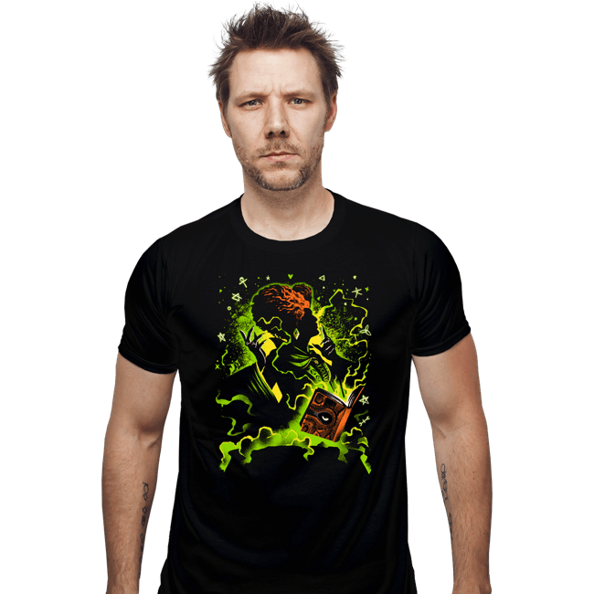 Daily_Deal_Shirts Fitted Shirts, Mens / Small / Black Black Magic Witch