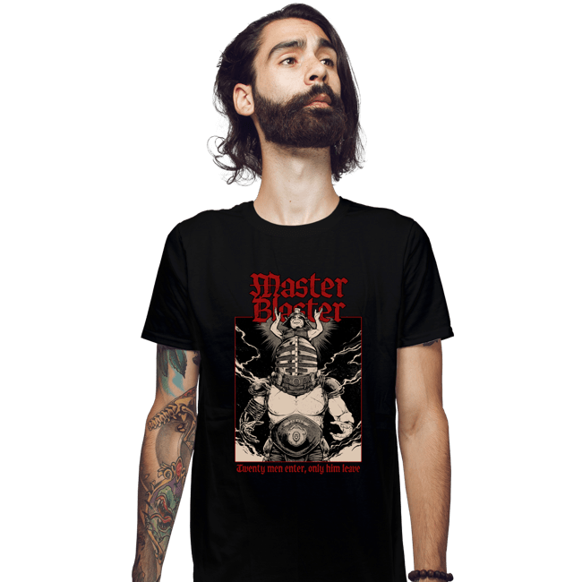 Daily_Deal_Shirts Fitted Shirts, Mens / Small / Black Master And Blaster