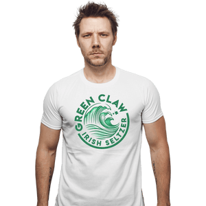 Secret_Shirts Fitted Shirts, Mens / Small / White Green Claw
