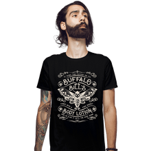Load image into Gallery viewer, Secret_Shirts Fitted Shirts, Mens / Small / Black Bills Body Lotion
