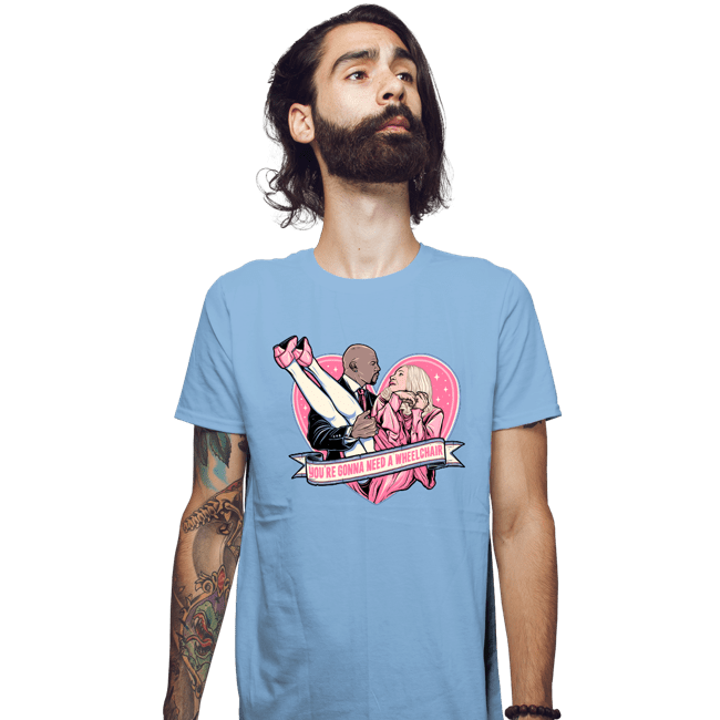 Daily_Deal_Shirts Fitted Shirts, Mens / Small / Powder Blue You're Gonna Need A Wheelchair