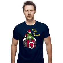 Load image into Gallery viewer, Daily_Deal_Shirts Fitted Shirts, Mens / Small / Navy Long Live The Grinch
