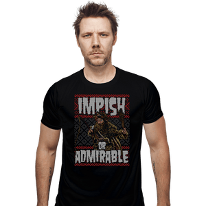 Shirts Fitted Shirts, Mens / Small / Black Impish Or Admirable