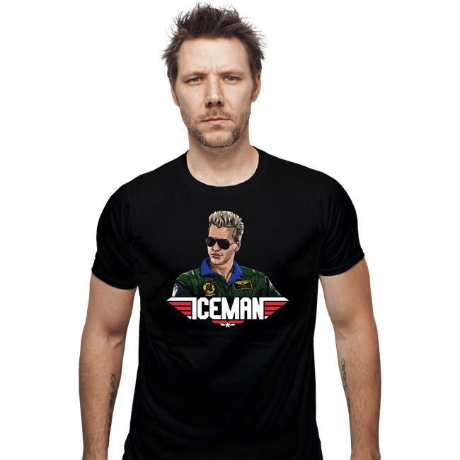 Daily_Deal_Shirts Fitted Shirts, Mens / Small / Black Iceman