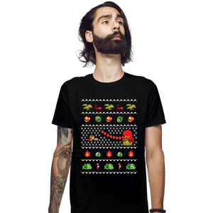 Shirts Fitted Shirts, Mens / Small / Black Alex Kidd In Christmas World