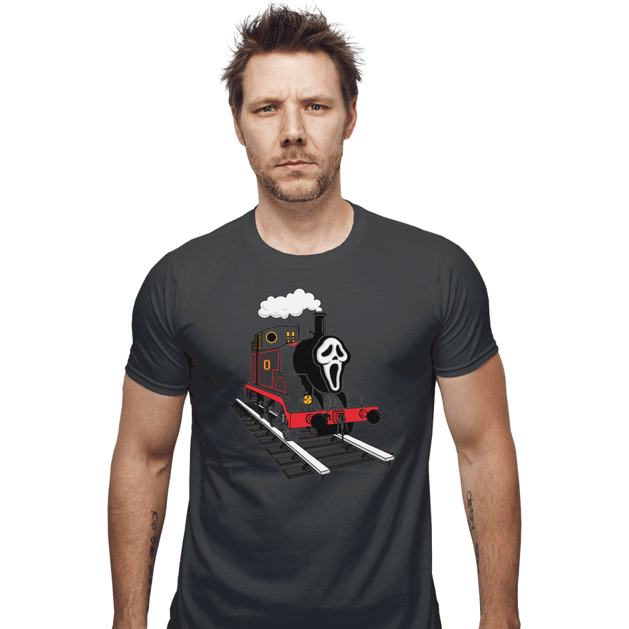 Shirts Fitted Shirts, Mens / Small / Charcoal Ghostface Train